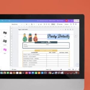Halloween Planner Canva Templates