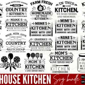 Farmhouse Kitchen Svg Bundle