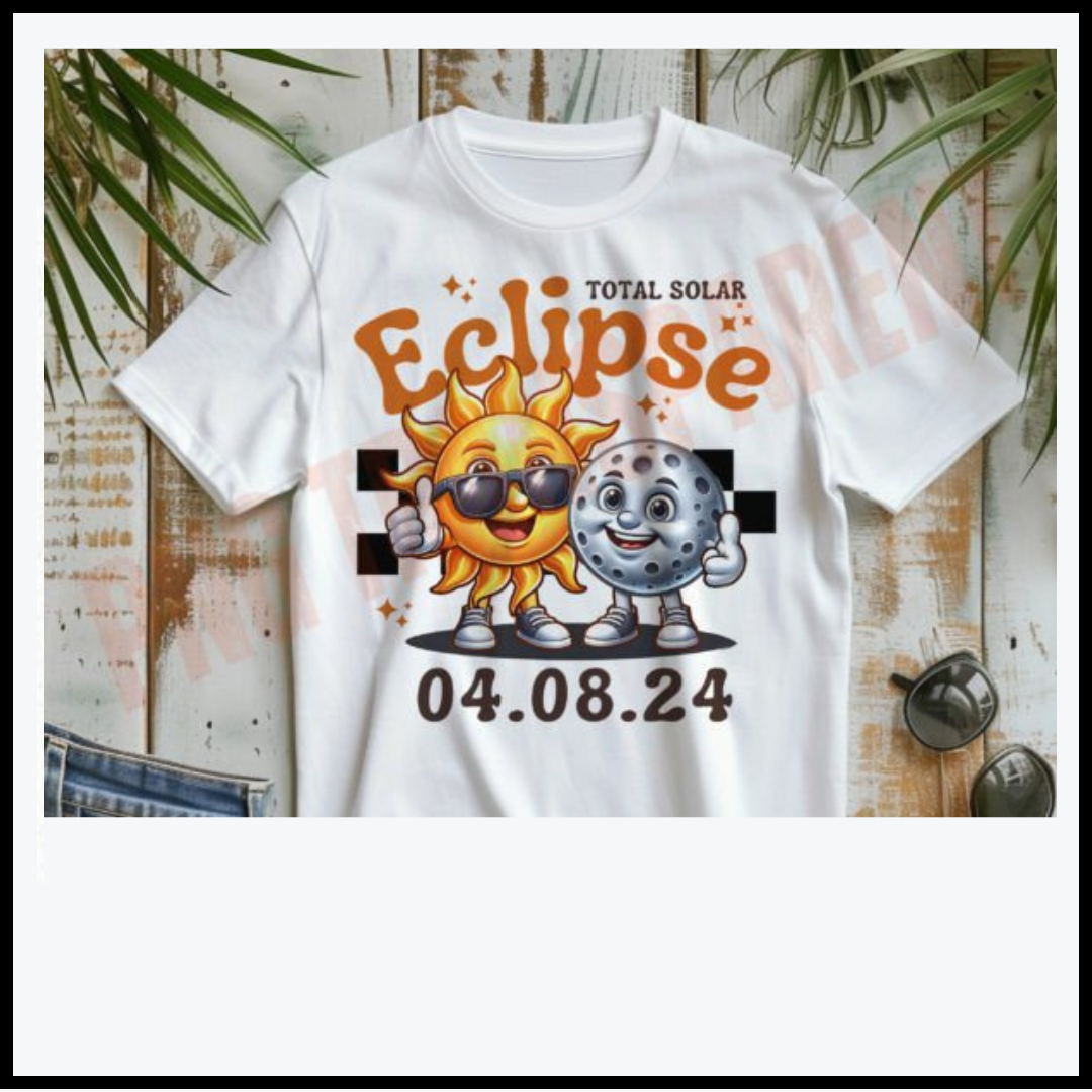تيشيرت كسوف الشمس الكلي - 8 أبريل 2024 ☀️????