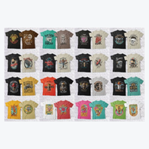 مجموعة 153 تصميم من القمصان القابلة للتحرير