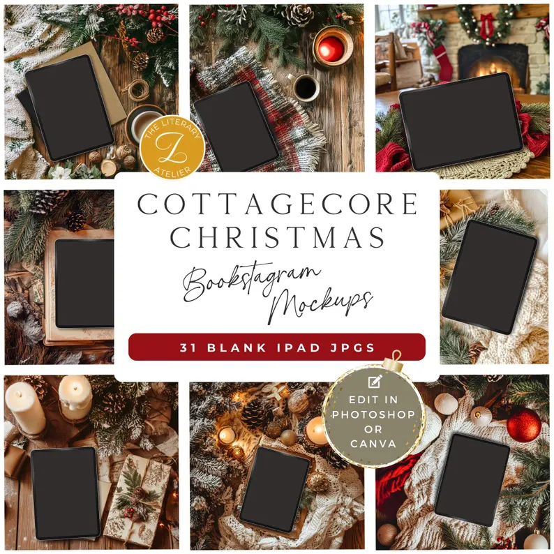 Mockup for Christmas Books - Teenage model