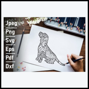 Beagle Dog for Adult Coloring Book Kids