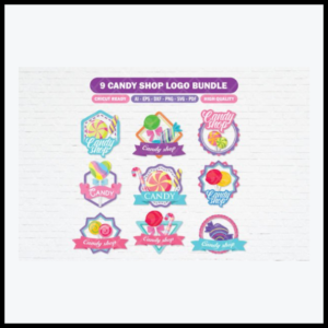 Cute Candy Shop Logo