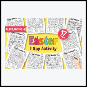 I Spy Activity Book for Kids, KDP